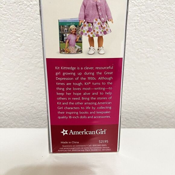 American Girl Kit Kittredge 6" Mini Doll and Meet Kit Book Set NEW - Picture 7 of 11